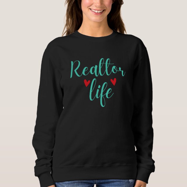 Sweatshirt Vie de l'immobilier (Devant)