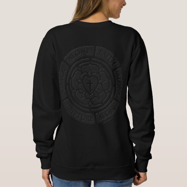 Sweatshirt Vieille Pierre Rose de Luther (Dos)