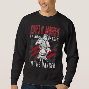 Sweatshirt Vierge Bouclier Je ne suis pas Danger Je suis le D