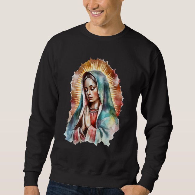 Sweatshirt Vierge de Guadalupe Notre-Dame de Guadalupe cathol (Devant)