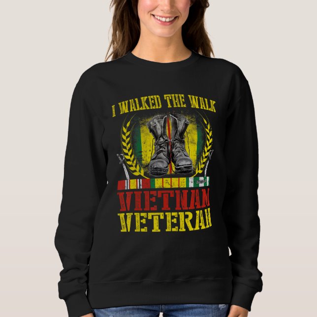 Sweatshirt Vietnam War  Vietnam Veteran Us Veterans Day (Devant)