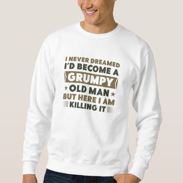 Sweatshirt Vieux grincheux (Devant)