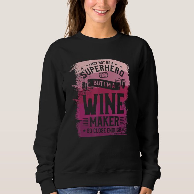 Sweatshirt Vigneron uniquement parce que multitâche à temps p (Devant)