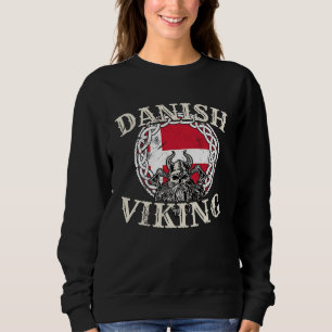 Sweatshirt Viking danois Drapeau Danemark Danois fier
