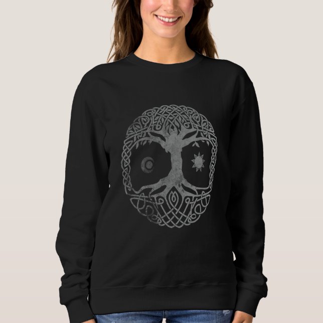 Sweatshirt Viking Viking Valhalla Odin Thor Marteau Nordmann  (Devant)