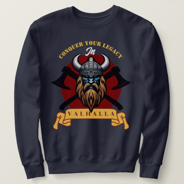 Sweatshirt Viking Warrior (Design devant)