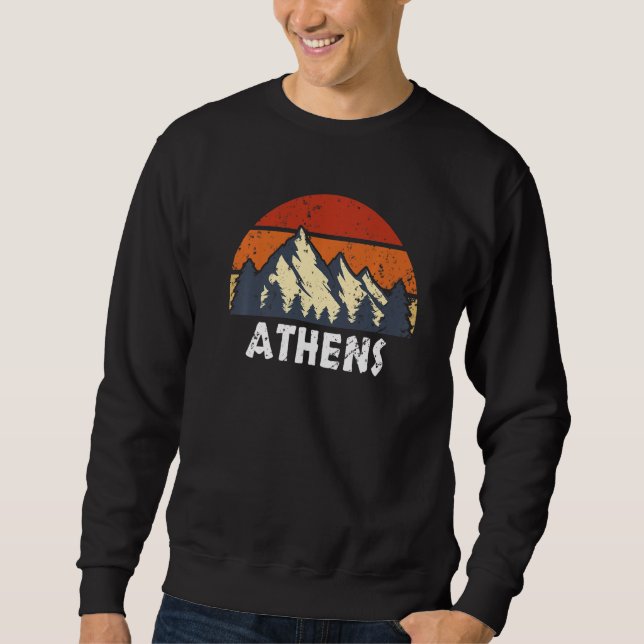 Sweatshirt Ville D'Athènes Grèce Ancienne Cité Grecque Ancien (Devant)