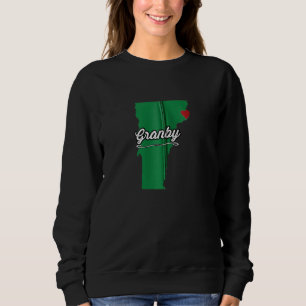 Sweatshirt Ville De Granby Vermont Cute Merch Graphic Zip