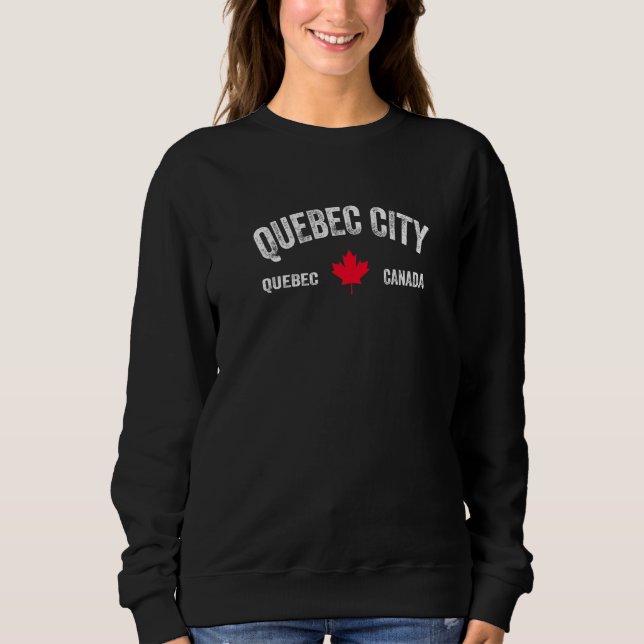 Sweatshirt Ville de Québec   (Devant)