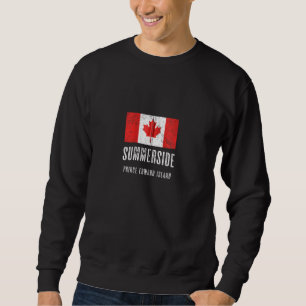 Sweatshirt Ville De Summerside Canada Pavillon Canadien Zip