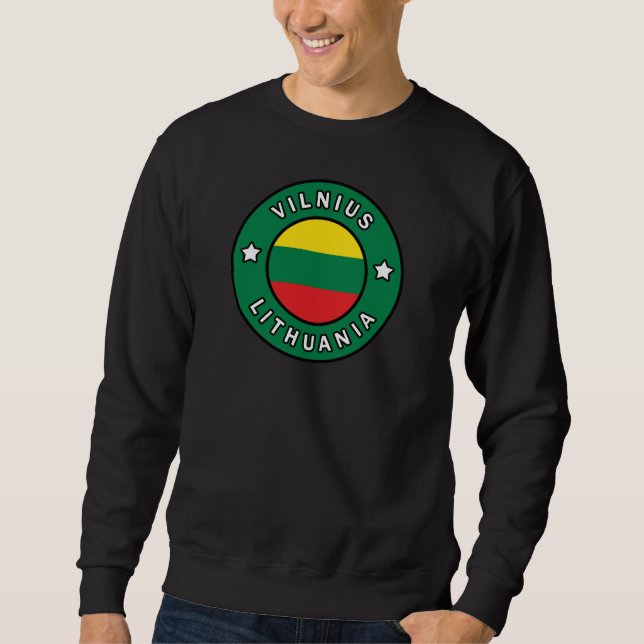 Sweatshirt Vilnius Lituanie (Devant)