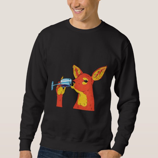 Sweatshirt Vin cerf (Devant)
