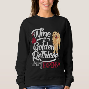 Sweatshirt Vin Et Golden Retriever