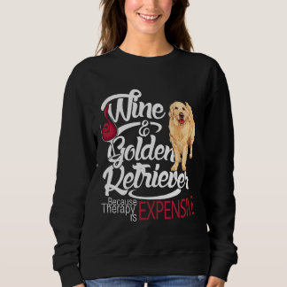Sweatshirt Vin Et Golden Retriever