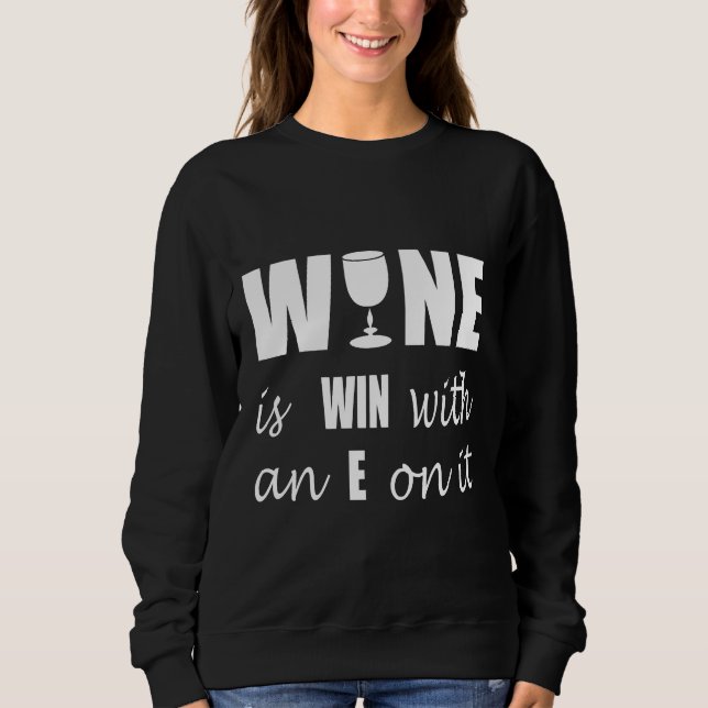 Sweatshirt Vin gagnant (Devant)