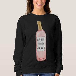 Sweatshirt Vin O& X27 Horloge Quelque Part