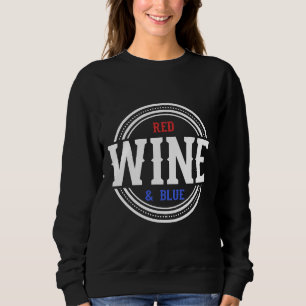 Sweatshirt Vin Rouge Et Vin Bleu