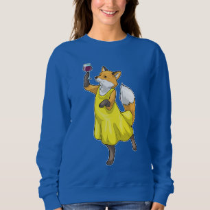Sweatshirt Vin rouge Fox
