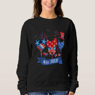 Sweatshirt Vin rouge & Vin bleu Rouge Blanc Bleu Vins 4