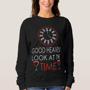 Sweatshirt Vin Vin Vin Verre Vin Bouteille Vin Rouge Vin