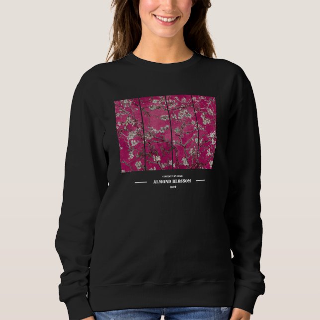Sweatshirt Vincent Van Gogh Floraison d'amandier  (Devant)