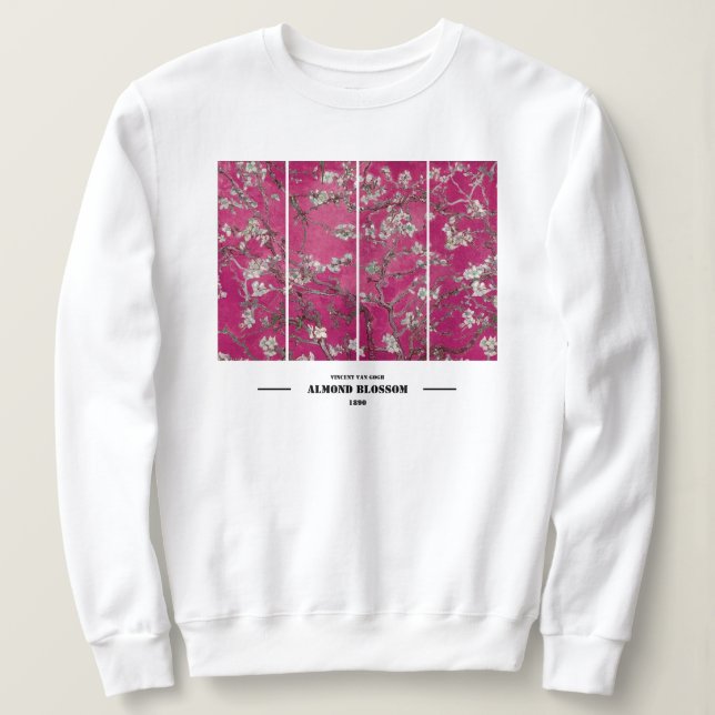 Sweatshirt Vincent Van Gogh Floraison d'amandier  (Design devant)