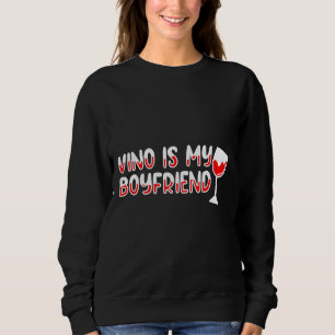 Sweatshirt Vino Boyfriend Wine