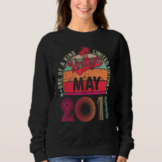 Sweatshirt Vintage 11ème anniversaire stupéfiant depuis mai 2