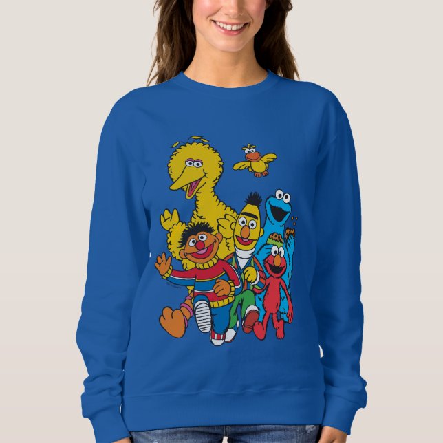Sweatshirt Vintage 123, rue Sésame 2 (Devant)