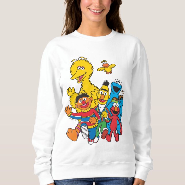 Sweatshirt Vintage 123, rue Sésame 2 (Devant)