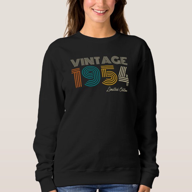 Sweatshirt Vintage 1954 Limited Edition 70e anniversaire (Devant)