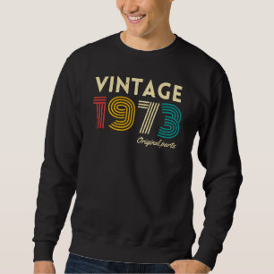 Sweatshirt Vintage 1973 53e anniversaire