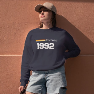 Sweatshirt Vintage 1992 21ème anniversaire, 30ème anniversair