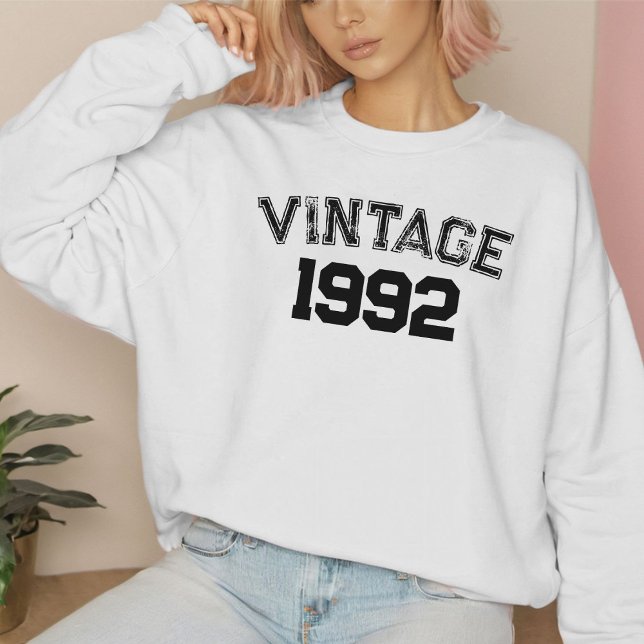 Sweatshirt Vintage 1992 32ème anniversaire, 30ème anniversair (Créateur téléchargé)