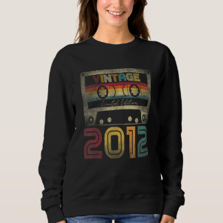 Sweatshirt Vintage 2012 10e anniversaire Idées Hommes Femmes 