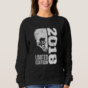 Sweatshirt Vintage 2018 vélo d'anniversaire MTB-Bicycles Moun