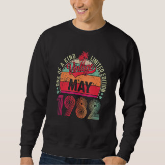 Sweatshirt Vintage 40e anniversaire stupéfiant depuis mai 198