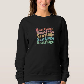 Sweatshirt Vintage 70's Chile Hippie City - Retro Santiago Pr