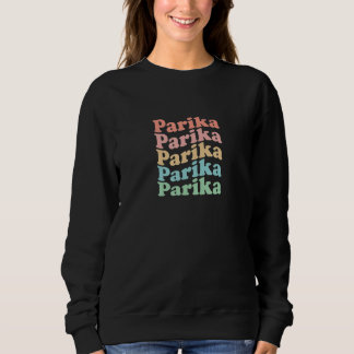 Sweatshirt Vintage 70's Guyana Hippie City - Retro Parika