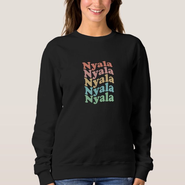 Sweatshirt Vintage 70's Sudan Hippie City - Retro Nyala (Devant)