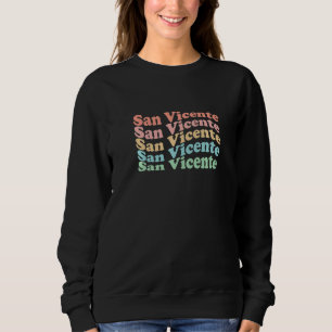 Sweatshirt Vintage années 70 Ville hippie du Costa Rica - Rét