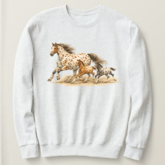 Sweatshirt Vintage Appaloosa Horse Crewneck Retro 90s Horse