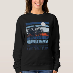 Sweatshirt Vintage Cape Coral Floride Voyage d'été 80s Plage