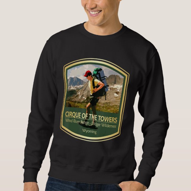 Sweatshirt Vintage Cirque Of The Towers (PF) (Devant)