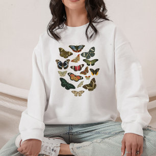 Sweatshirt Vintage Cottagecore Moths Dark Academia