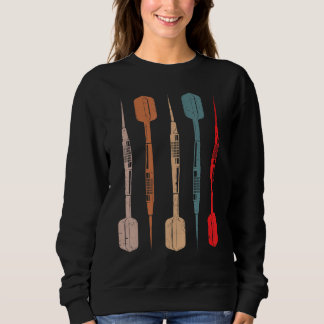 Sweatshirt Vintage Darts Board Pub Darts Champion Dit Qu