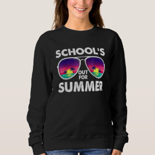 Sweatshirt Vintage Dernière Journée D'Écoles Pour L'Été