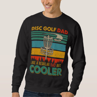 Sweatshirt Vintage Disque Rétro Golf Papa Comme Un Papa Régul