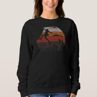 Sweatshirt Vintage Escalade Sunset Mountains Climat
