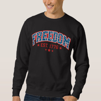 Sweatshirt Vintage Freedom 1776 Patriotic Arch American Herit